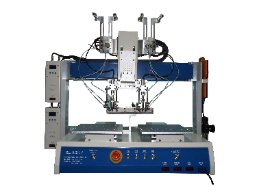 雙頭雙平臺(tái)獨(dú)立旋轉(zhuǎn)焊錫機(jī)